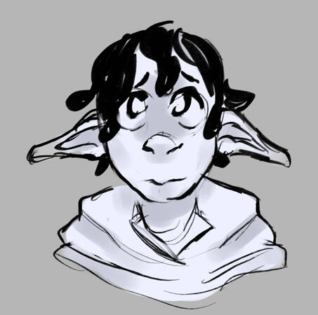 $5 USD: sketch, grayscale coloring